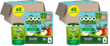 GoGo squeeZ Allergy Friendly Applesauce, Classroom and Daycare Snack Stations Made Simple, 3.2 oz, 48 Pack