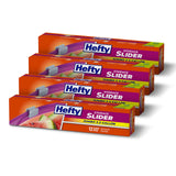Hefty Slider Jumbo Storage Bags – Nursery and Playroom Organizer for Soft Toys and Blankets, 2.5 Gallon BPA-Free Pack of 12