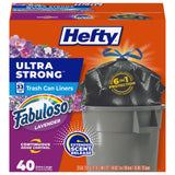 Hefty Strong Scented Garbage Bags – Lavender Fresh Liners for a Cleaner-Smelling Home Ritual, 33 Gallon