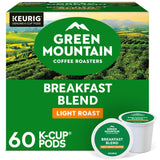 Green Mountain Coffee Roasters Breakfast Blend K-Cup Pods – Home Office Coffee for Busy Remote Professionals, 96 Count