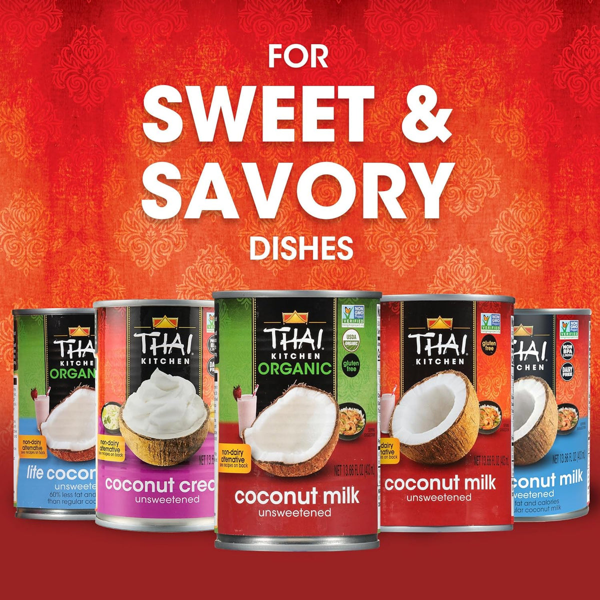 Thai Kitchen Organic Unsweetened Coconut Milk – Long Shelf-Life Staple for Busy Weekly Cooking