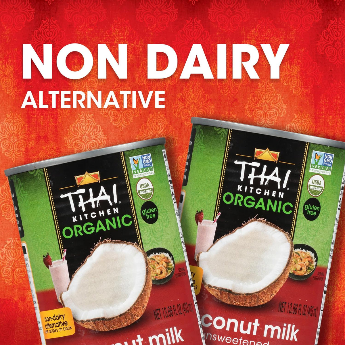 Thai Kitchen Organic Unsweetened Coconut Milk – Long Shelf-Life Staple for Busy Weekly Cooking