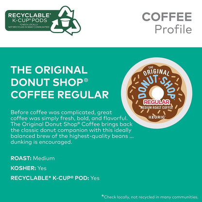 The Original Donut Shop K-Cup Pods Medium Roast 96 Count – Home Office Coffee for Focused Work Mornings