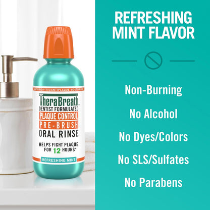 TheraBreath Alcohol-Free Mouthwash – Dentist-Approved Gift Idea for the Wellness-Minded Adult