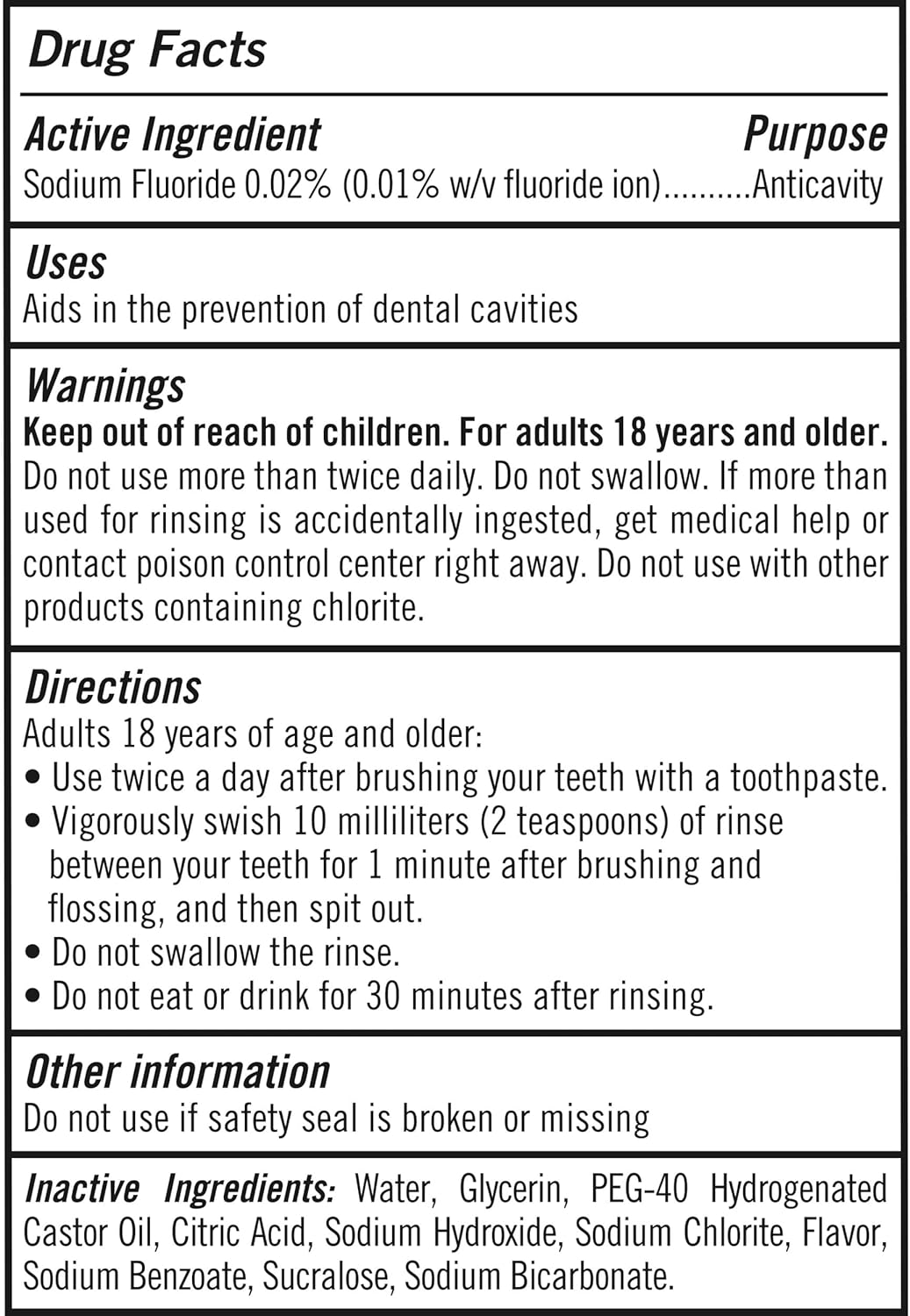 TheraBreath Oral Rinse 6-in-1 Benefits, Gentle Alcohol-Free Formula for Daily Self-Care, 2 Pack