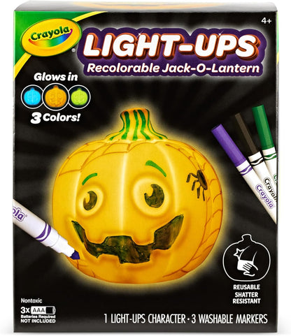 three switchable led glow colors: orange, lime green, and light blue