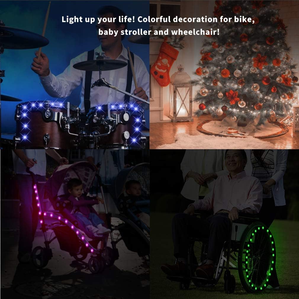 TINANA Spoke Light 2-Pack – A Fun Stocking Stuffer for the Bike Enthusiast in Your Family