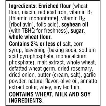 Toasteds Cracker Collection – Wholesome Pantry Snack with No High Fructose Corn Syrup, 12oz