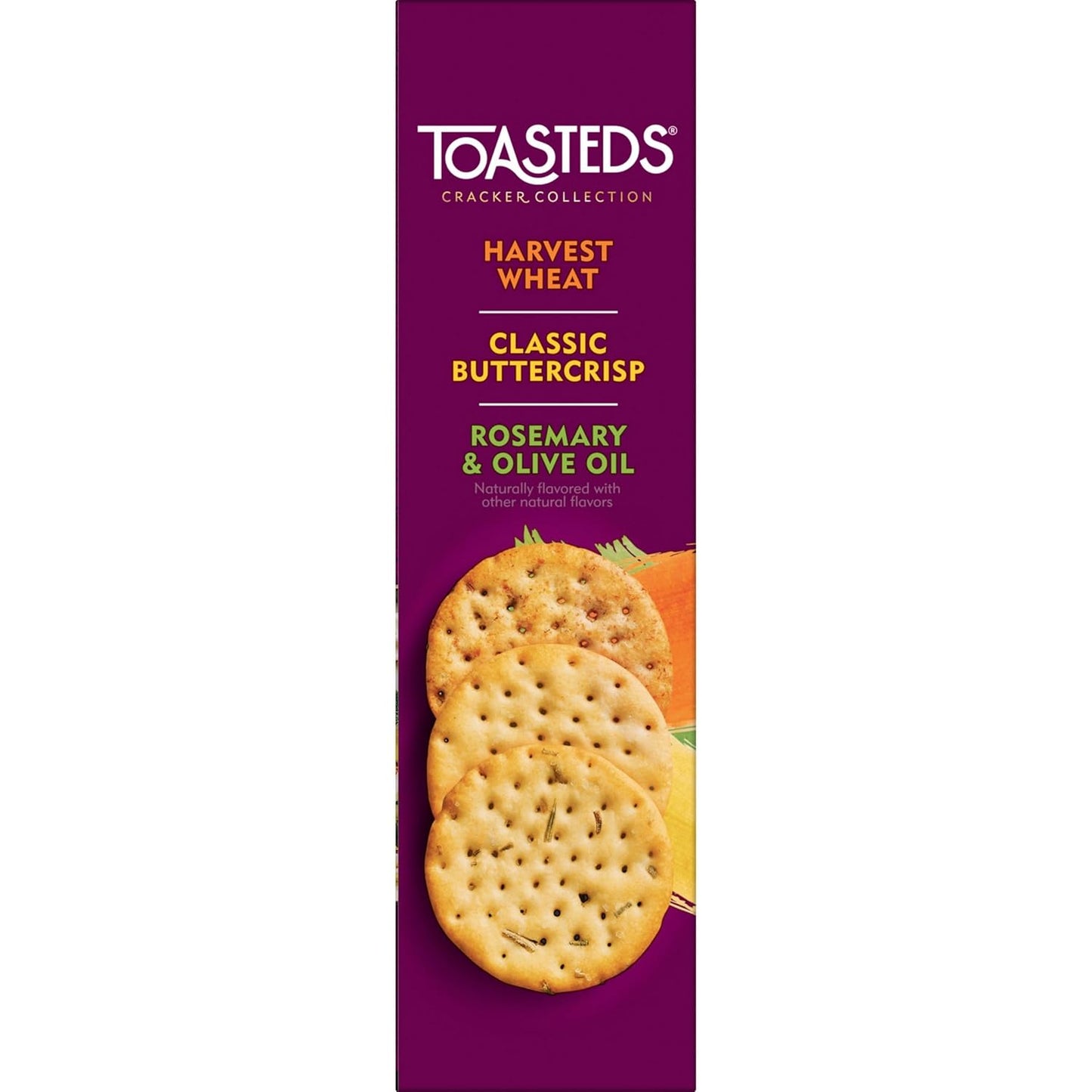 Toasteds Cracker Collection – Wholesome Pantry Snack with No High Fructose Corn Syrup, 12oz