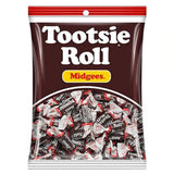Tootsie Roll Midgees 6.5 oz - Portable Bulk Candy for Camping Trips, Picnic Dessert Tables, and Open-Air Festival Concessions