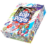 Top Pops Taffy Pops, 48 Pack – Assorted Fruit Lollipops for Carnival and School Fair Treat Stations