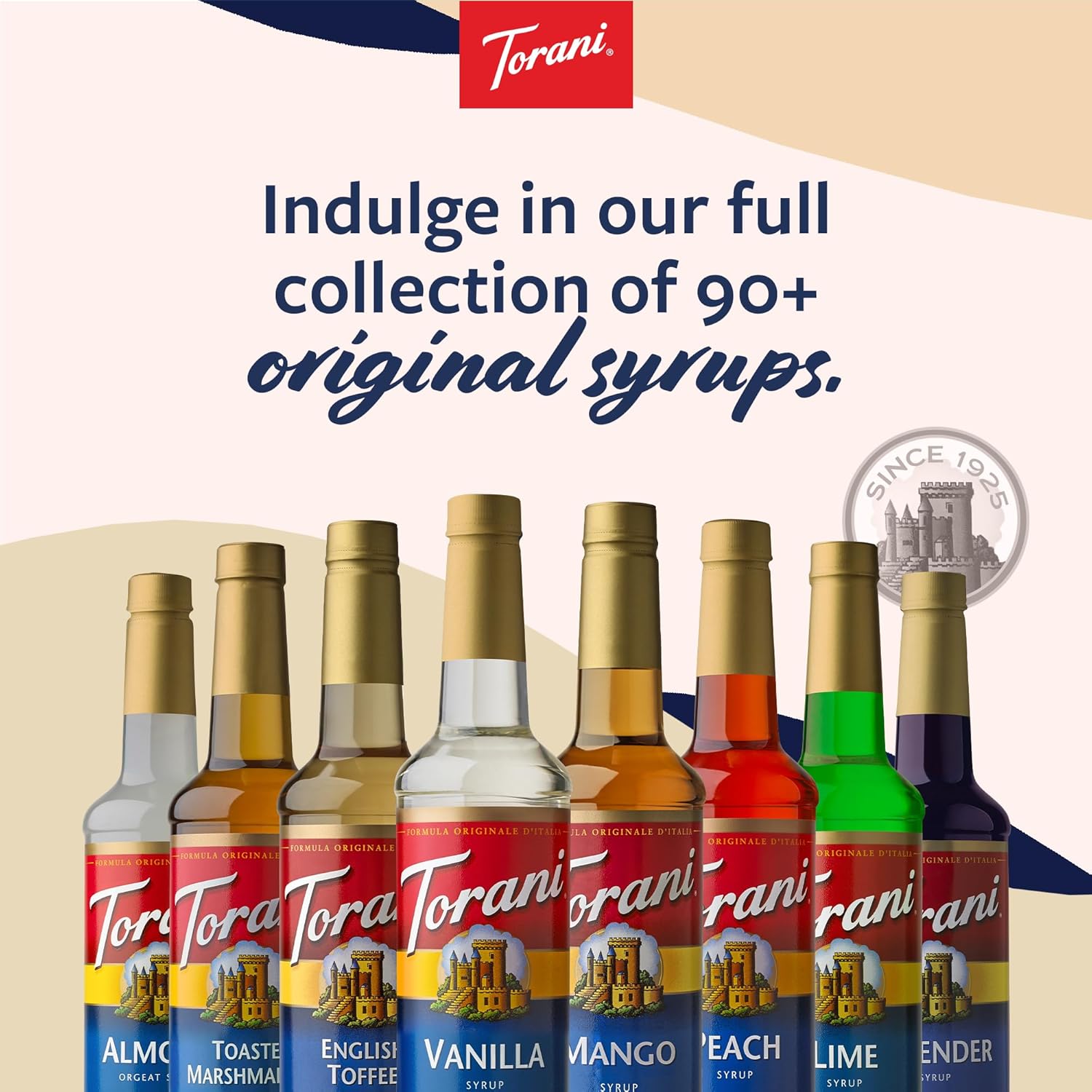 Torani Vanilla Flavored Syrup 750 ml – Elegant Housewarming and Holiday Present for Her