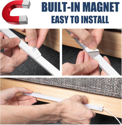 touch-controlled dimmable brightness in cool white