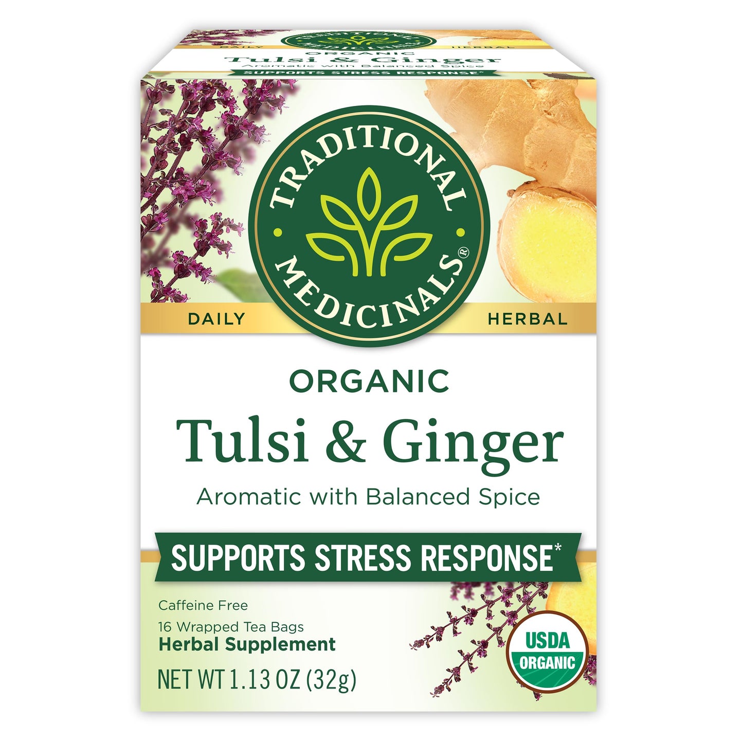 Traditional Medicinals Caffeine-Free Lemon Balm Herbal Tea – Simple Daily Calm for the Less-Is-More Pantry