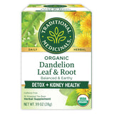 Traditional Medicinals Organic Dandelion Leaf & Root Herbal Tea – Self-Care Gift Set Idea for Valentine's Day Her