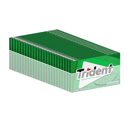 Trident Original Sugar-Free Chewing Gum for On-the-Go Professionals, 24 Packs of 14 Individually Wrapped Sticks