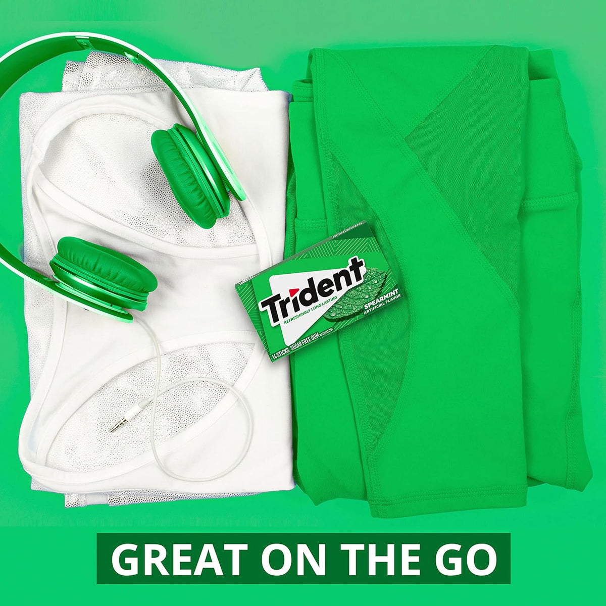 Trident Original Sugar-Free Chewing Gum for On-the-Go Professionals, 24 Packs of 14 Individually Wrapped Sticks