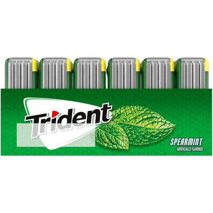 Trident Spearmint Chewing Gum – Post-Meal Wellness Habit for Fresh Breath and Saliva Stimulation
