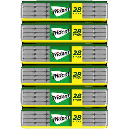 Trident Spearmint Chewing Gum – Post-Meal Wellness Habit for Fresh Breath and Saliva Stimulation