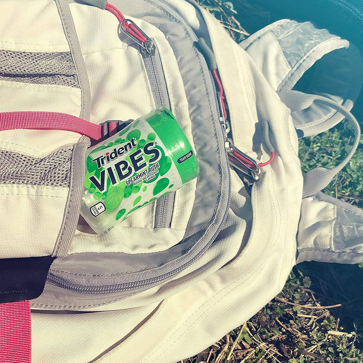 Trident Vibes Spearmint Rush Sugar-Free Chewing Gum – Workday Focus and Fresh Breath for Open Office Teams, 240 Pieces