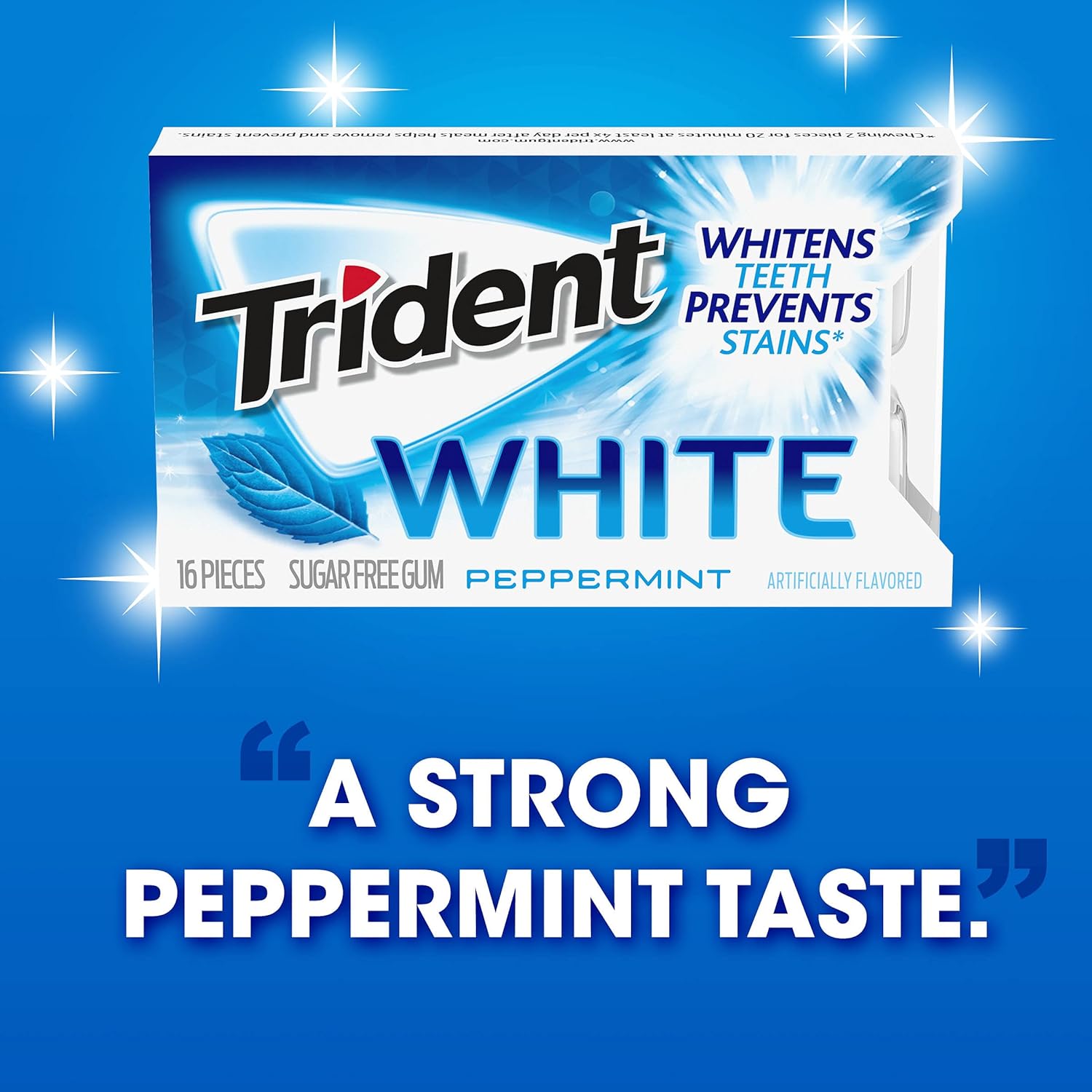 Trident White Chewing Gum – After-School Snack Drawer Pick for Active Kids, Bulk Variety Pack
