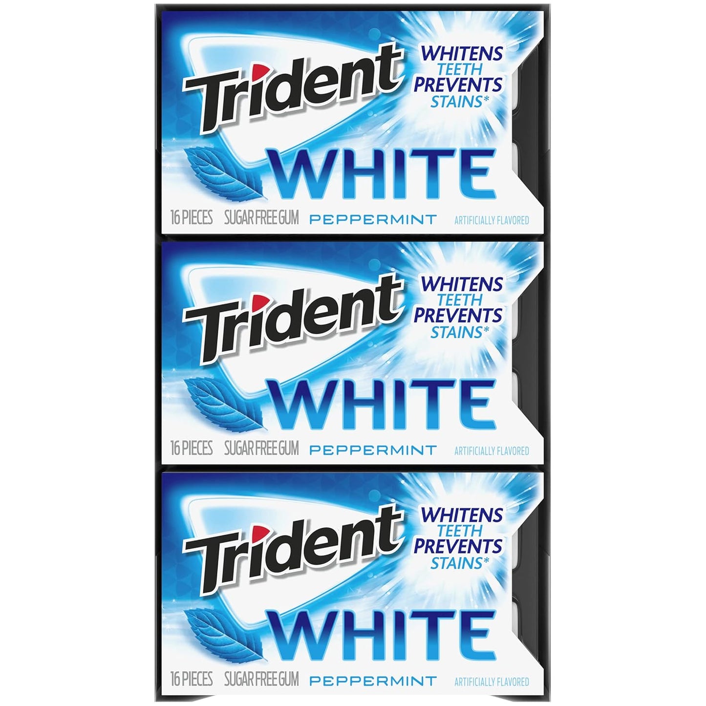 Trident White Chewing Gum – After-School Snack Drawer Pick for Active Kids, Bulk Variety Pack