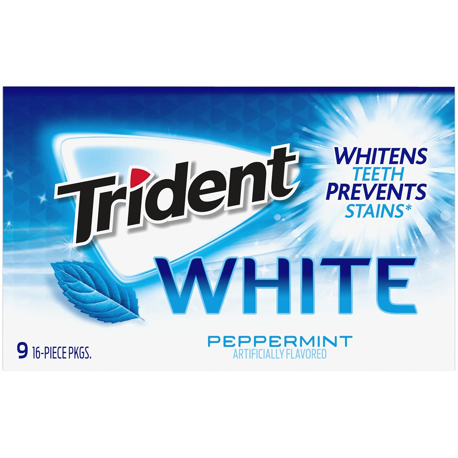 Trident White Chewing Gum – After-School Snack Drawer Pick for Active Kids, Bulk Variety Pack
