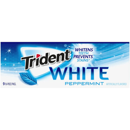 Trident White Chewing Gum – After-School Snack Drawer Pick for Active Kids, Bulk Variety Pack