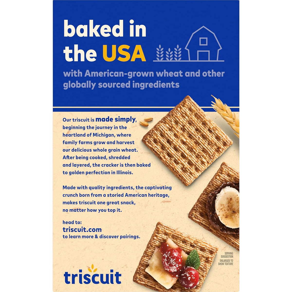 Triscuit Cinnamon Brown Sugar Whole Grain Wheat Crackers, Conference Table Snack for Workplace Meetings