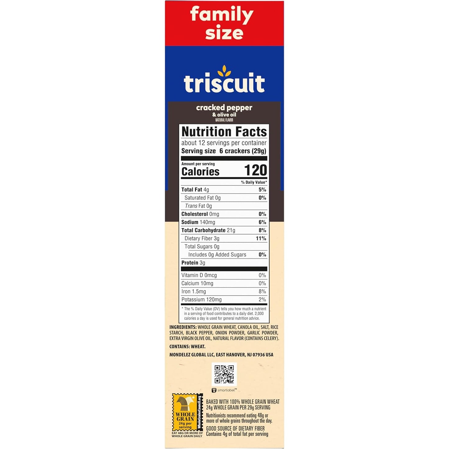 Triscuit Cracked Pepper & Olive Oil Crackers – 2-Pack for Stocking the Pantry and Party Buffets