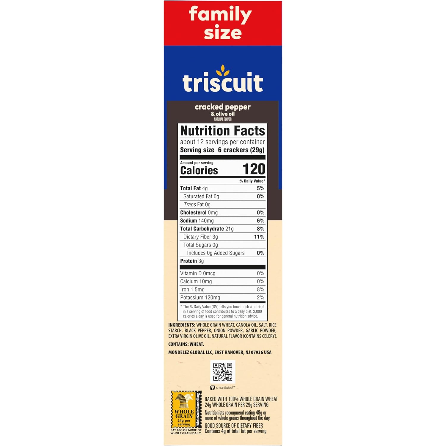 Triscuit Cracked Pepper & Olive Oil Crackers – 2-Pack for Stocking the Pantry and Party Buffets