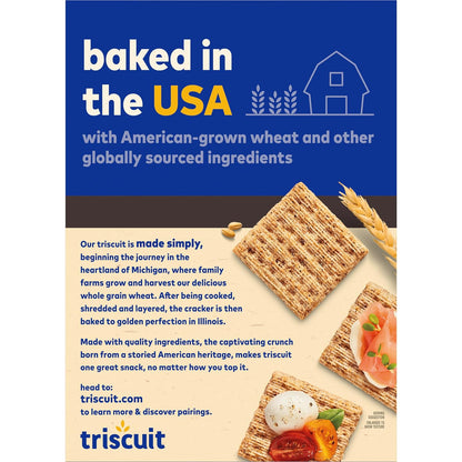 Triscuit Cracked Pepper & Olive Oil Crackers – 2-Pack for Stocking the Pantry and Party Buffets