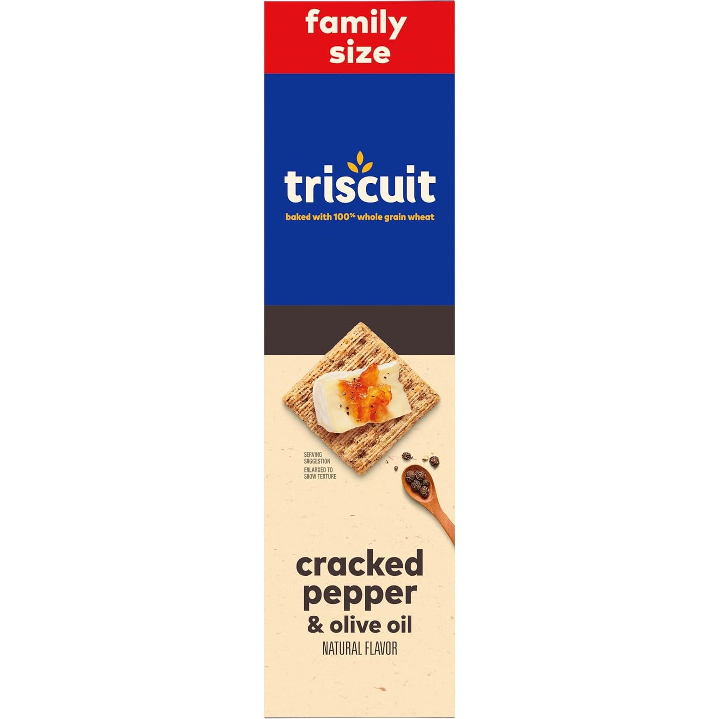 Triscuit Cracked Pepper & Olive Oil Crackers – 2-Pack for Stocking the Pantry and Party Buffets