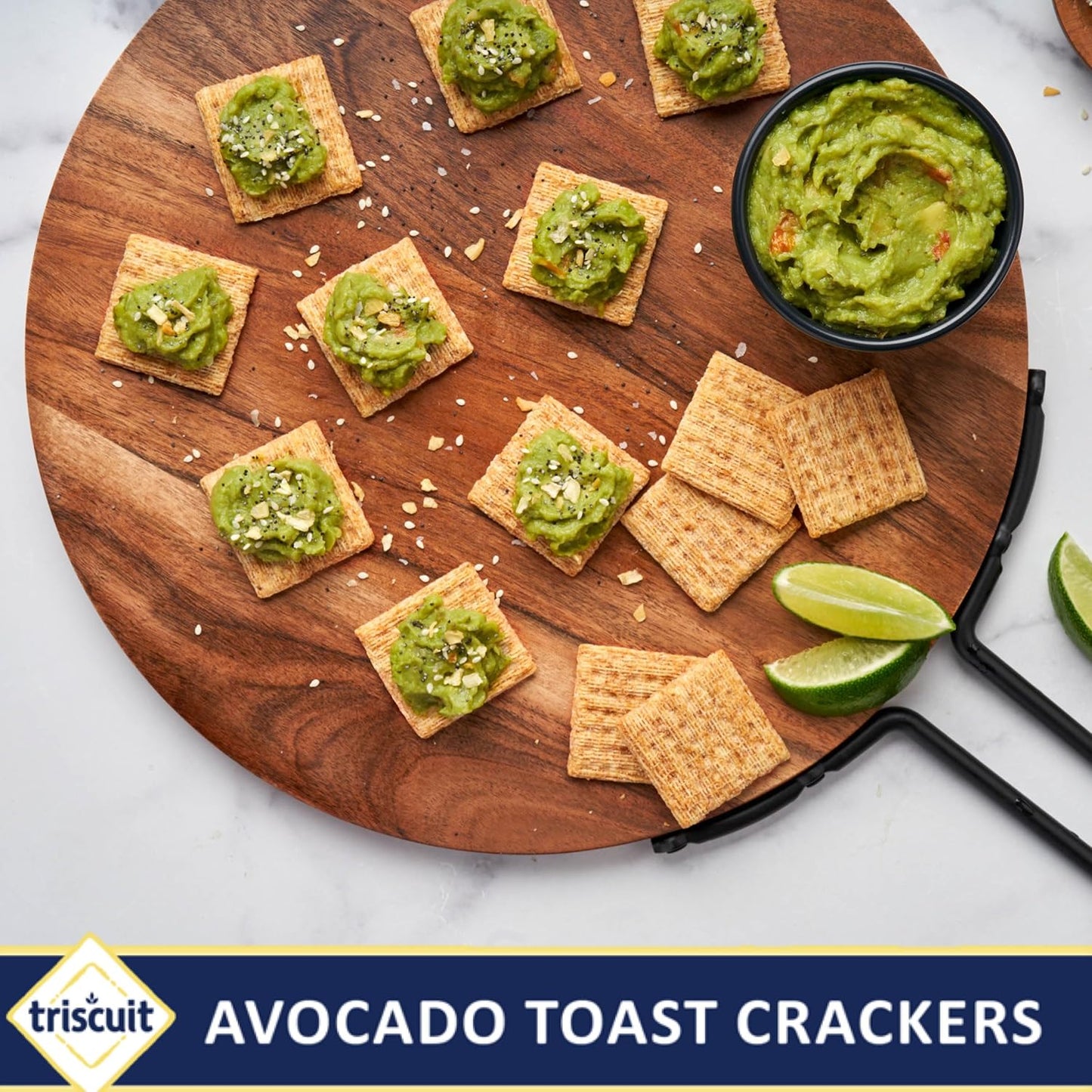 Triscuit Hint of Sea Salt Whole Grain Crackers – Simple Clean-Label Snack for Intentional Snack Boards