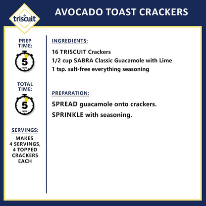 Triscuit Hint of Sea Salt Whole Grain Crackers – Simple Clean-Label Snack for Intentional Snack Boards