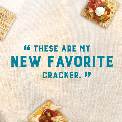 Triscuit Hint of Sea Salt Whole Grain Crackers – Simple Clean-Label Snack for Intentional Snack Boards