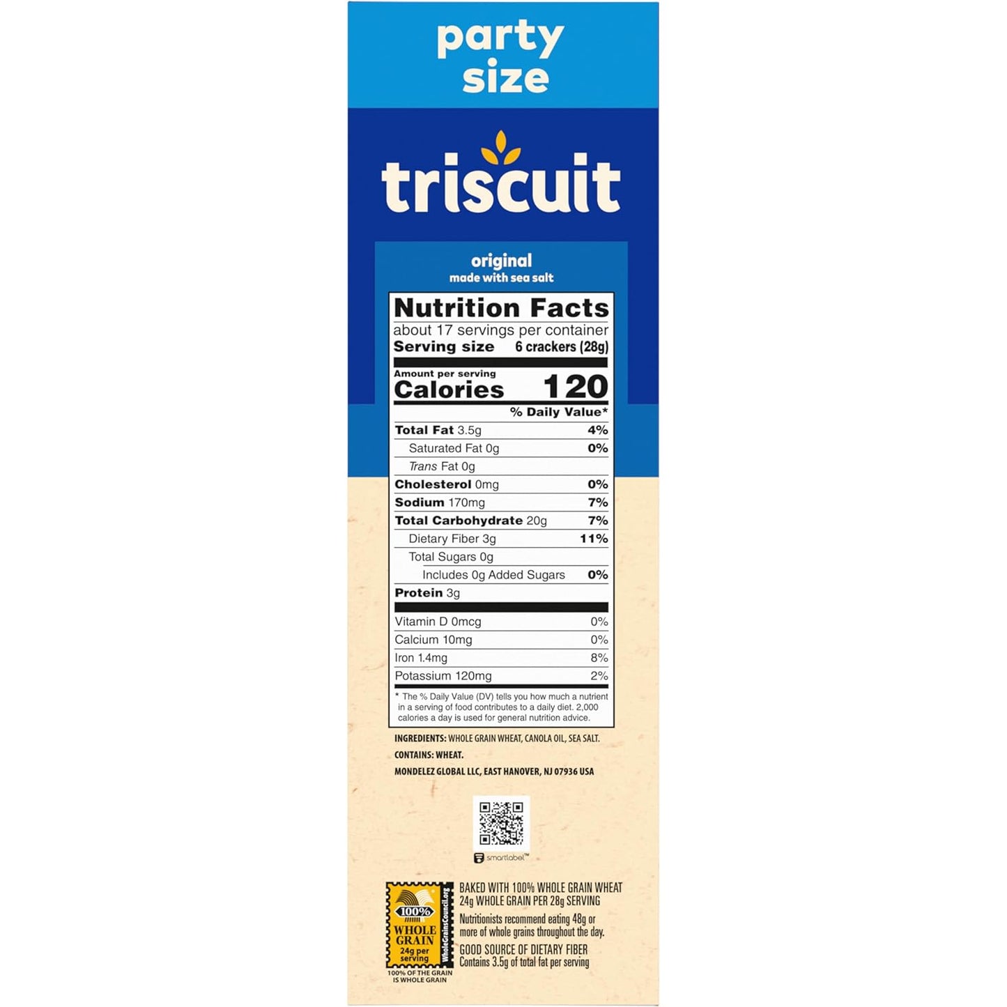 Triscuit Original Baked Crackers – Wholesome After-School Snack for the Playroom