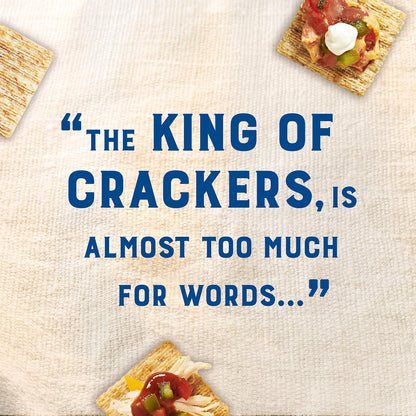 Triscuit Original Whole Grain Wheat Crackers – No Artificial Colors Whole Wheat Snacks for Back-to-School, 12.5 oz