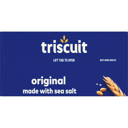 Triscuit Original Whole Grain Wheat Crackers – Simple Whole Wheat Cracker for Clean Counter Snack Storage