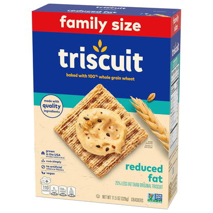 Triscuit Reduced Fat Whole Wheat Crackers – Simple Snack for Uncluttered Clean-Eating Homes