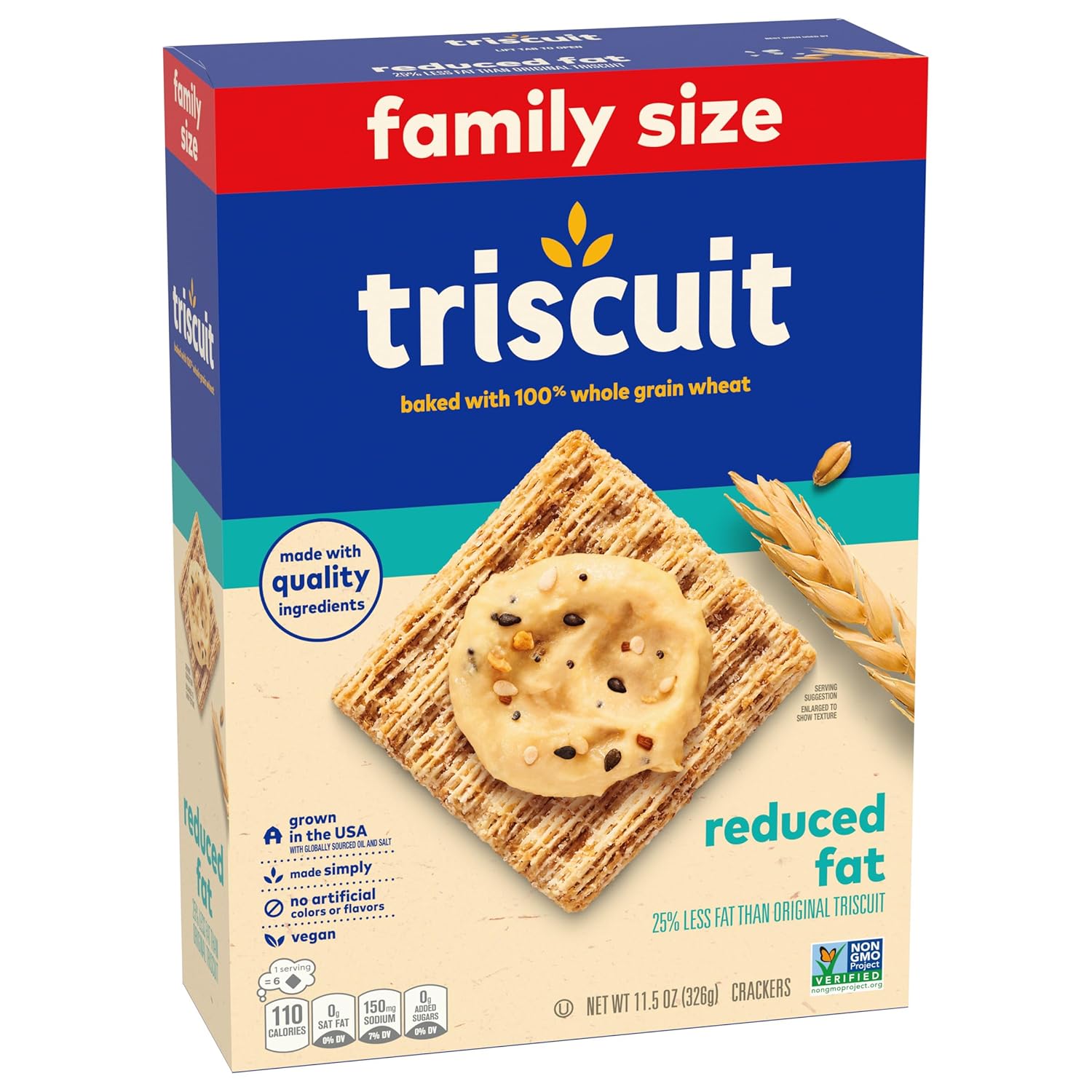 Triscuit Reduced Fat Whole Wheat Crackers – Simple Snack for Uncluttered Clean-Eating Homes