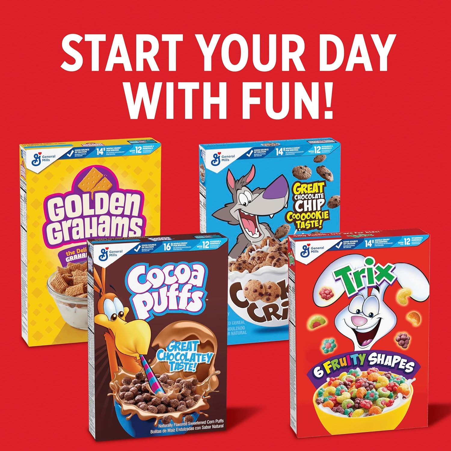 Trix Whole Grain Cereal – Thoughtful Holiday Gift for Grandparents Hosting Sleepovers