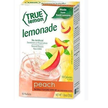 TRUE LEMON Water Enhancer Bulk Dispenser – Neutral-Toned Lemon Drink Mix for Intentional Pantry Storage