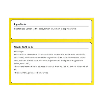TRUE LEMON Water Enhancer – Quick Lemon Flavor Boost for Commute and Workday Hydration, Bulk 500 Pack