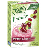 True Lime Black Cherry Limeade Drink Mix – TSA-Friendly Hydration Packets for Carry-Ons and Road Trip Cup Holders