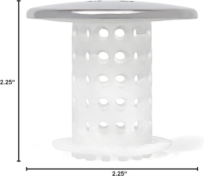 TubShroom Kid and Pet Safe Bathtub Hair Catcher - No Harsh Drain Cleaners, No Plumbing Toxins, Family Friendly