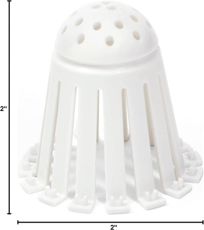 TubShroom Toss Hair Catcher Mesh Discs - Effortless Single-Use Design With Nothing to Clean or Store