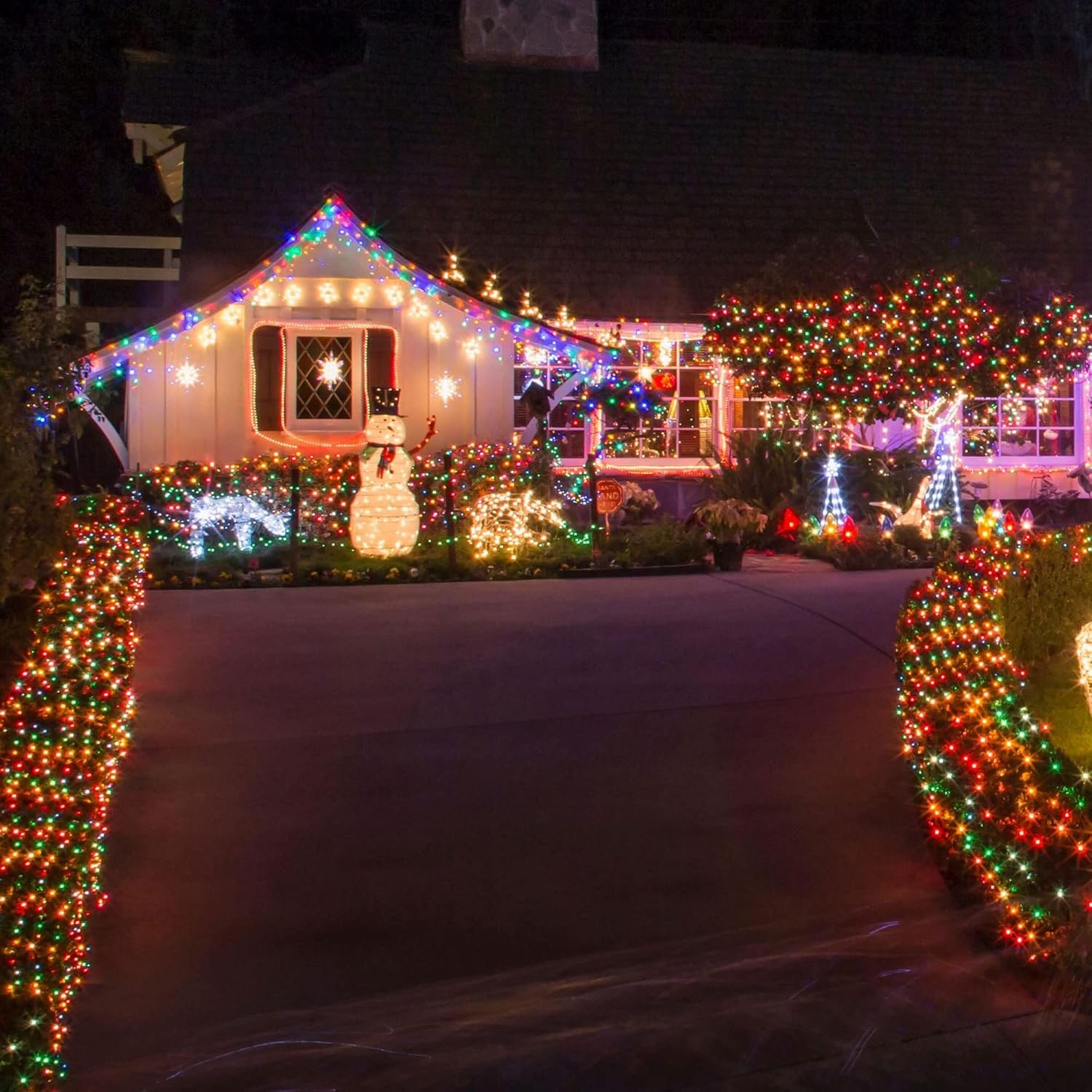 TW SHINE LED Christmas Lights – Flameless, Smokeless Holiday Lighting Safe Around Kids, Pets, and Curtains