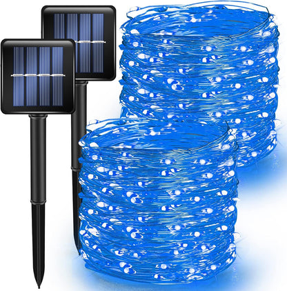TW SHINE Solar Powered Fairy Lights – 80 FT Flameless Waterproof String Lights for Child's Bedroom and Family-Safe Yard