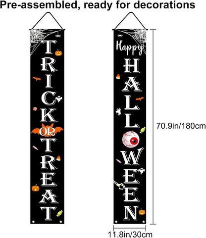 two pre-installed grommet holes for secure outdoor hanging